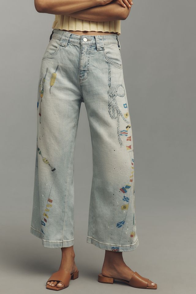 Pilcro High-Rise Crop Tapered Carpenter Jeans #1