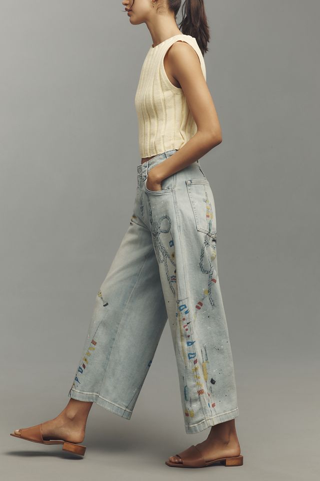 Pilcro High-Rise Crop Tapered Carpenter Jeans #2