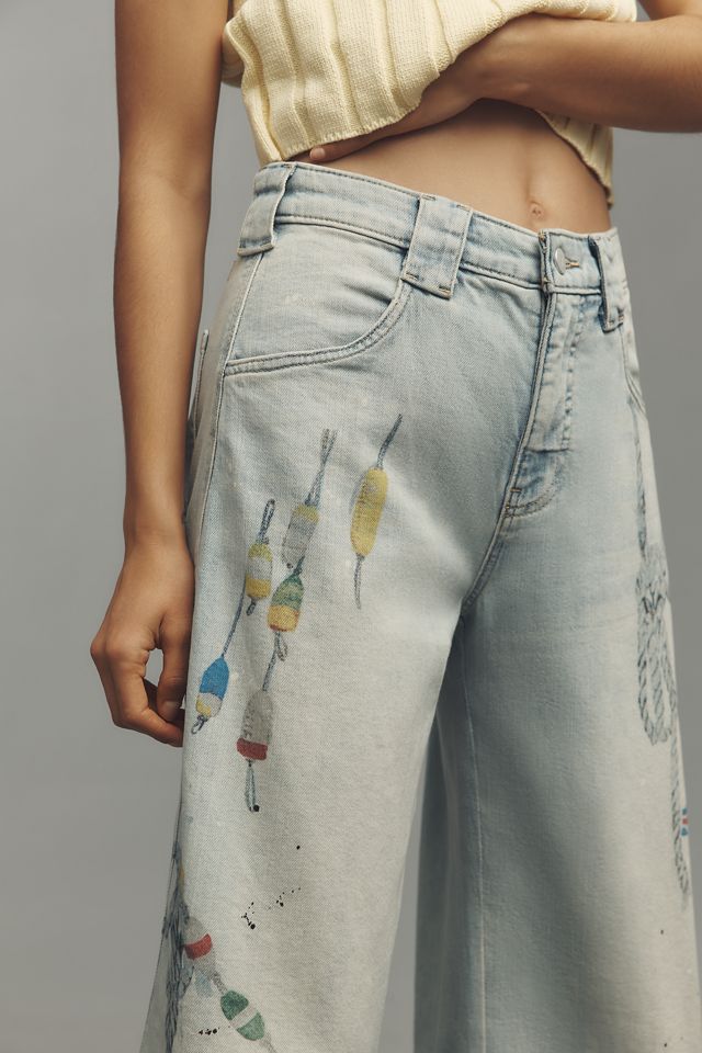 Pilcro High-Rise Crop Tapered Carpenter Jeans #3