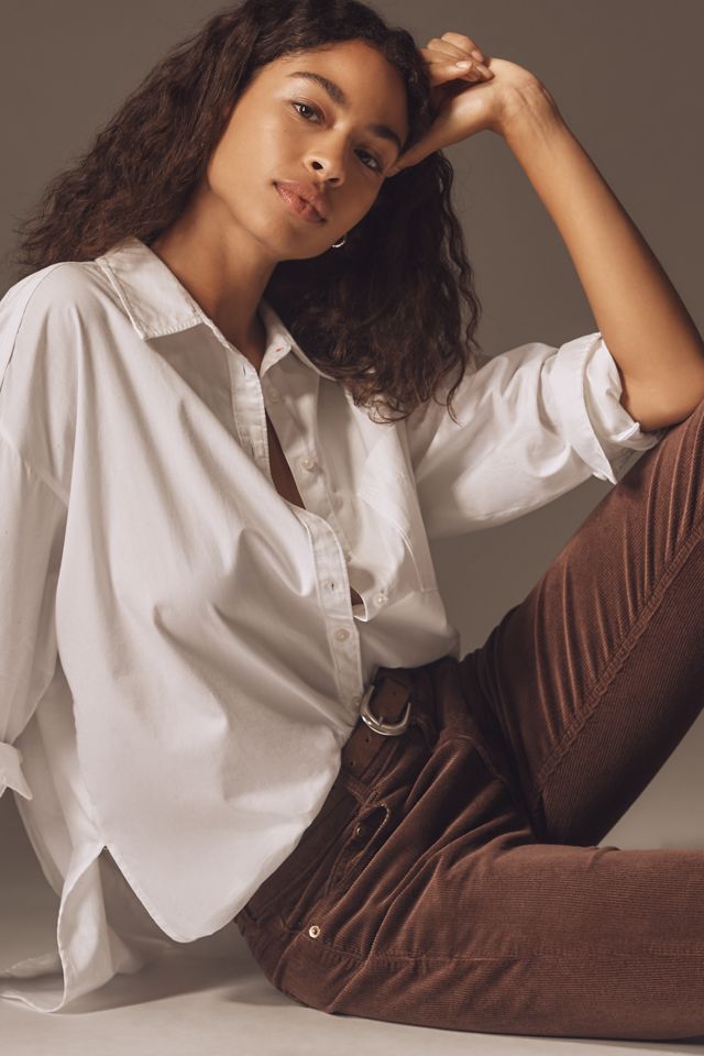 Pilcro Low-Rise Corduroy Flare Jeans #2