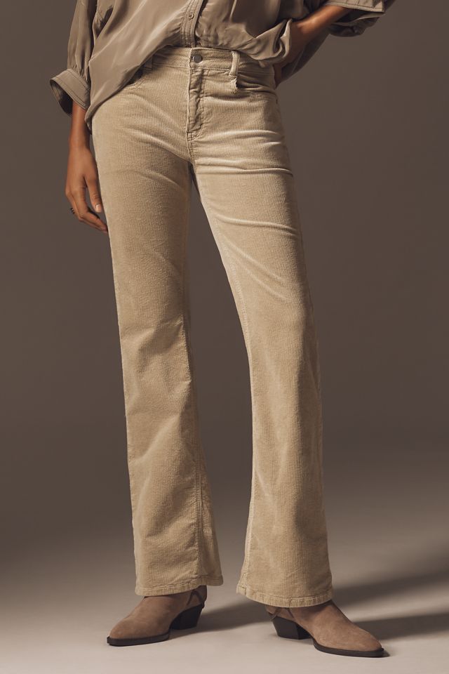 Pilcro Low-Rise Corduroy Flare Jeans