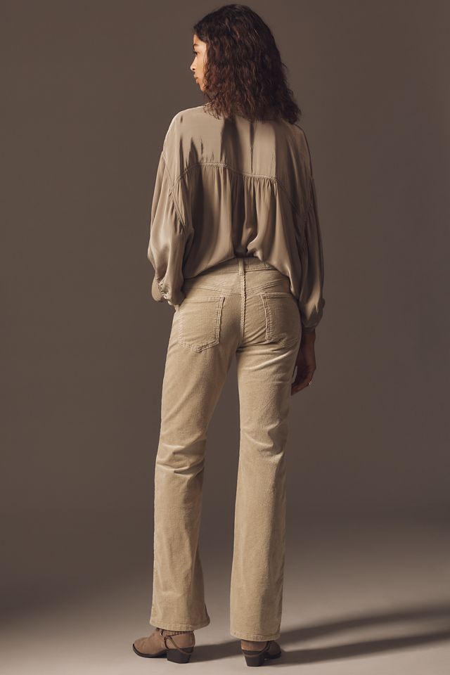 Pilcro Low-Rise Corduroy Flare Jeans