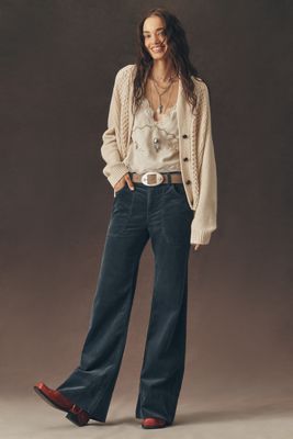 The Rylan High-Rise Flare Jeans by Pilcro: Corduroy Edition