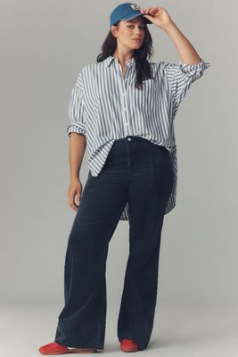 The Rylan High-Rise Flare Jeans by Pilcro: Corduroy Edition