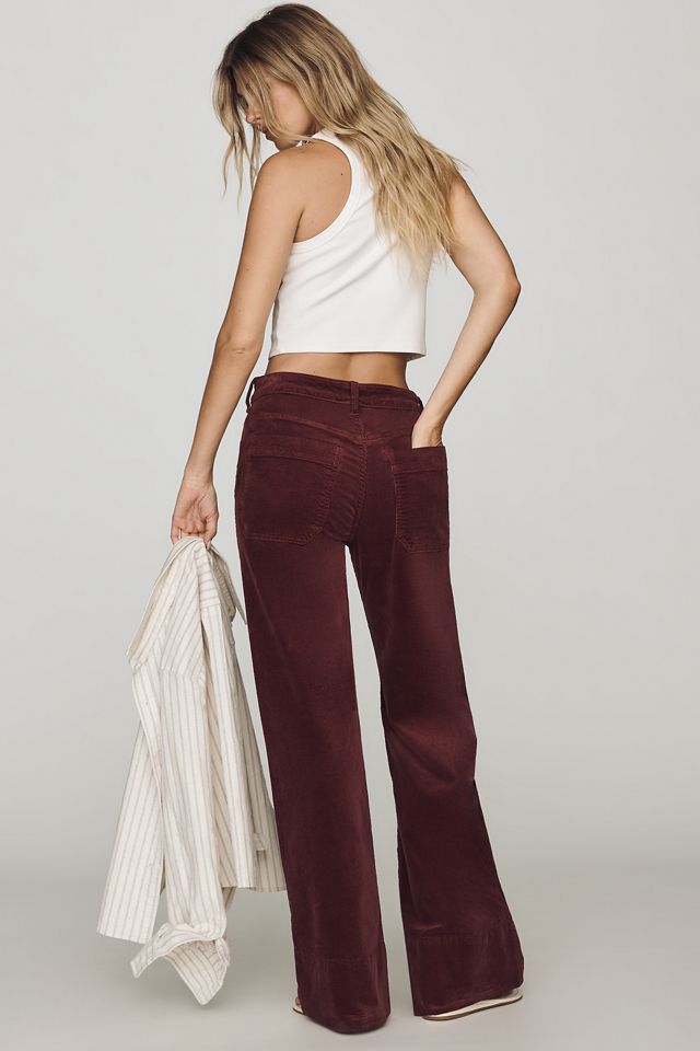 Pilcro Rylan Corduroy High Rise Flare Jeans #3