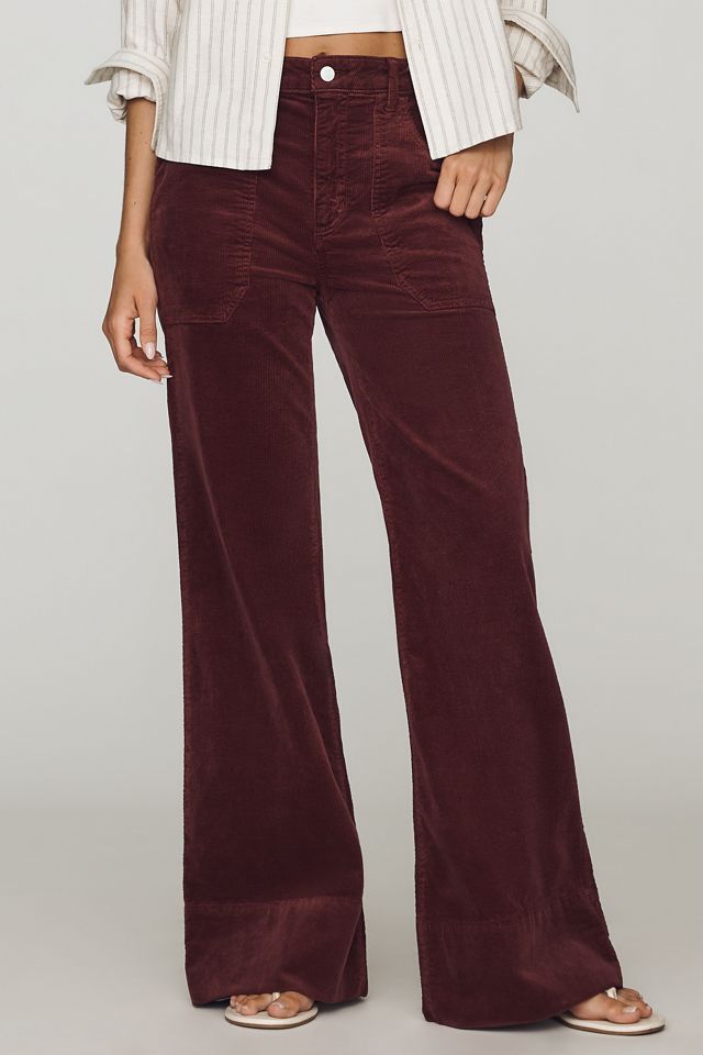 Pilcro Rylan Corduroy High Rise Flare Jeans #4