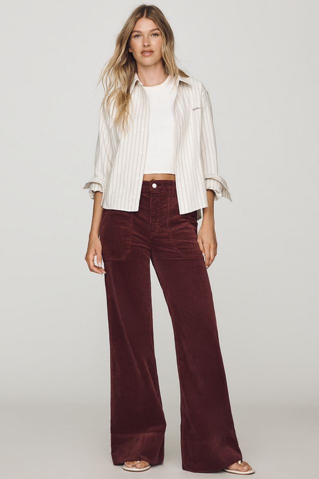 Pilcro Rylan Corduroy High Rise Flare Jeans #1