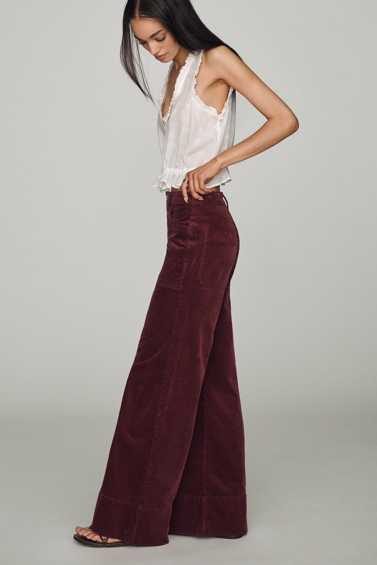 Rylan High-Rise Flare Jeans by Pilcro: Corduroy Edition