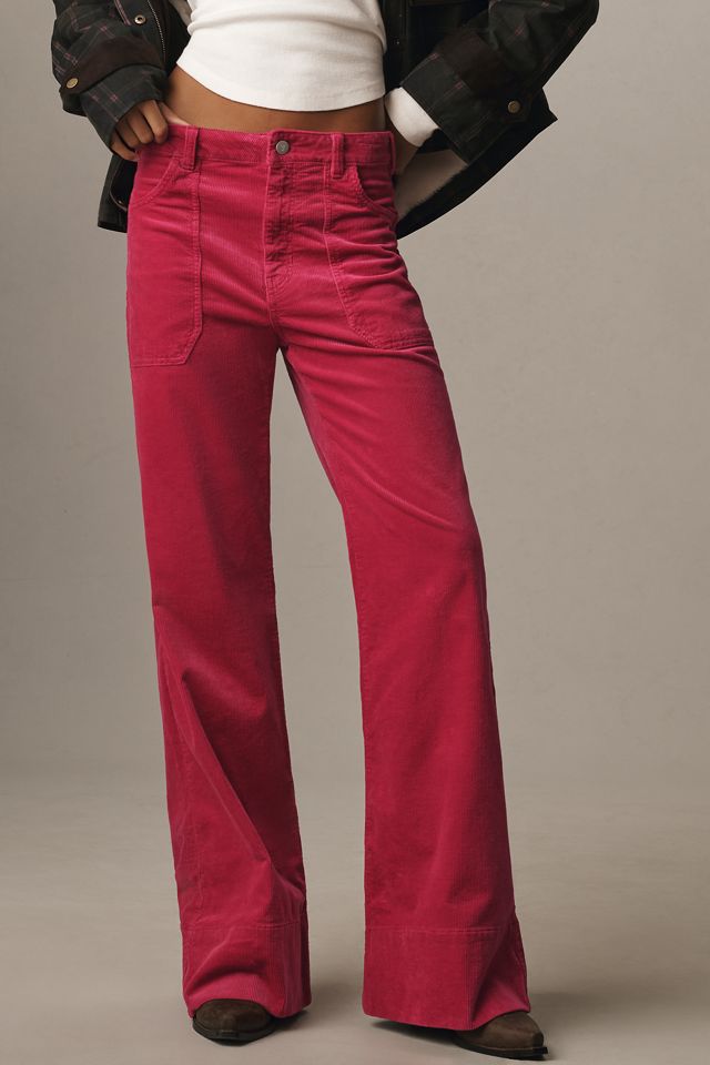 The Rylan High-Rise Flare Jeans by Pilcro: Corduroy Edition #1