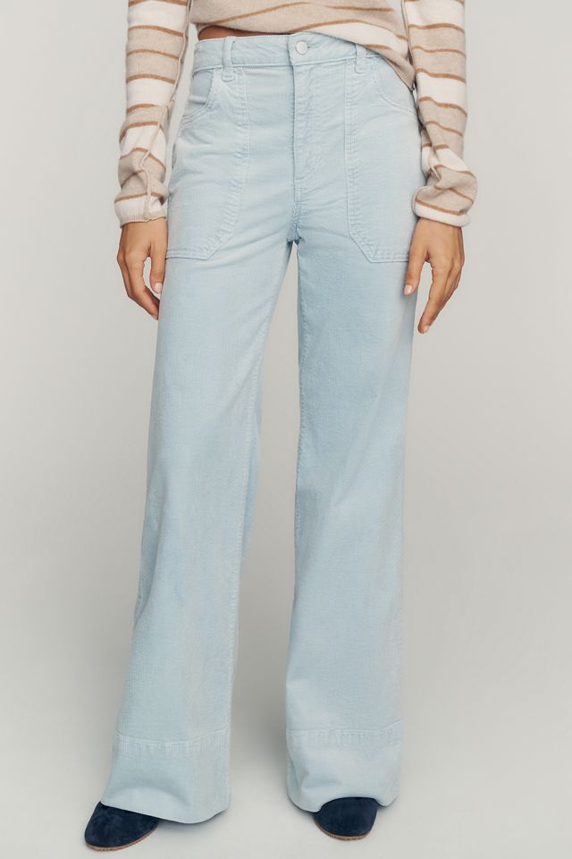 Pilcro Rylan Corduroy High Rise Flare Jeans #1