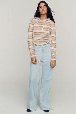 Pilcro Rylan Corduroy High Rise Flare Jeans
