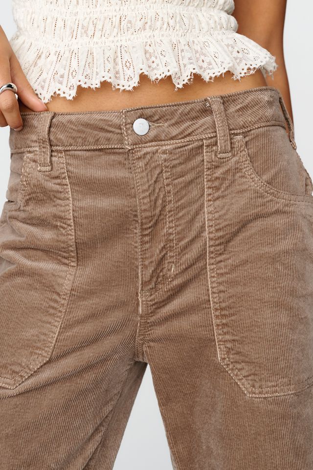 Pilcro Rylan Corduroy High Rise Flare Jeans #9