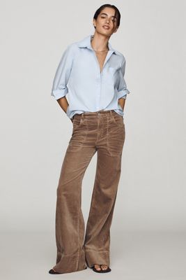 The Rylan High-Rise Flare Jeans by Pilcro: Corduroy Edition