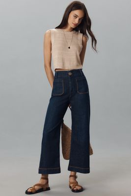 MOTHER The Tomcat Roller High-Rise Wide-Leg Jeans