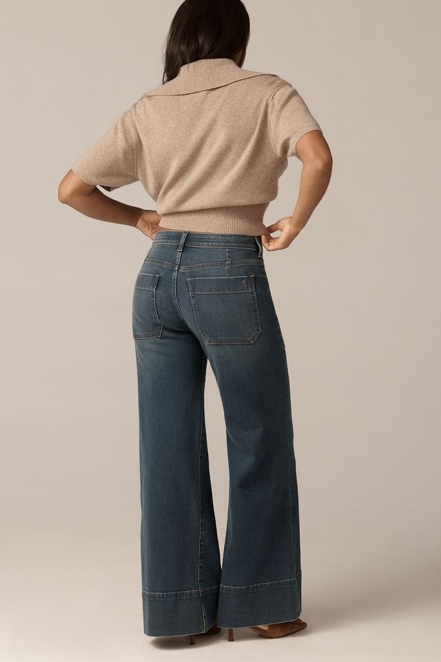 The Curvy Rylan Relaxed High-Rise Flare Jeans by Pilcro #3