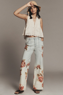 The Rylan Relaxed High-Rise Flare Jeans by Pilcro