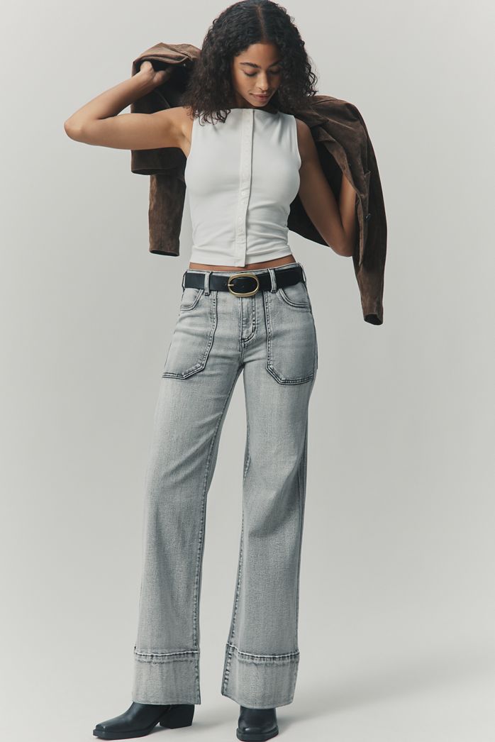 Pilcro Rylan High-Rise Relaxed Jeans