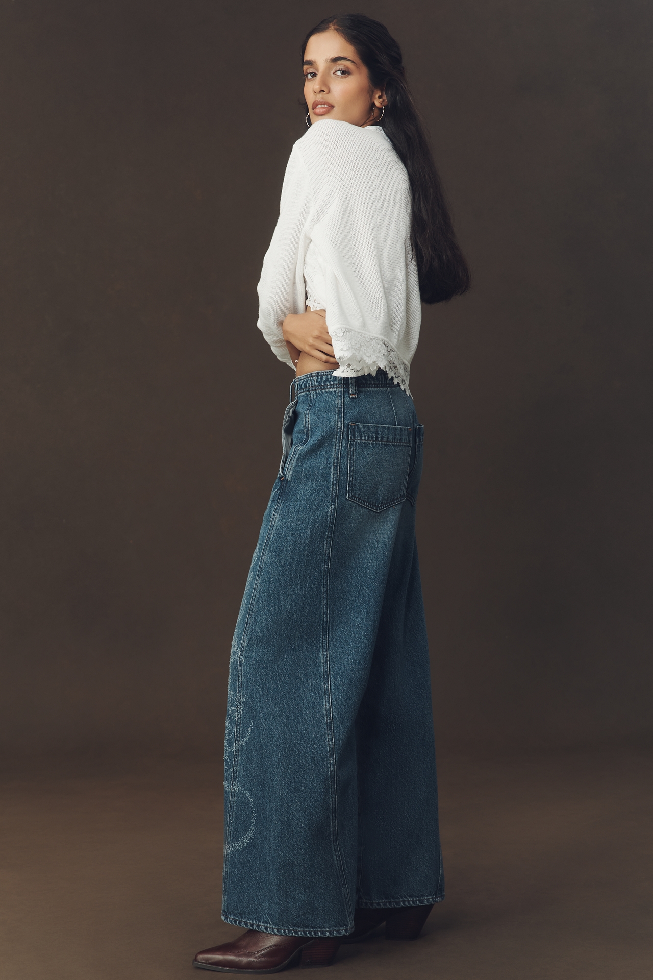 Pilcro High-Rise Tapered Jeans