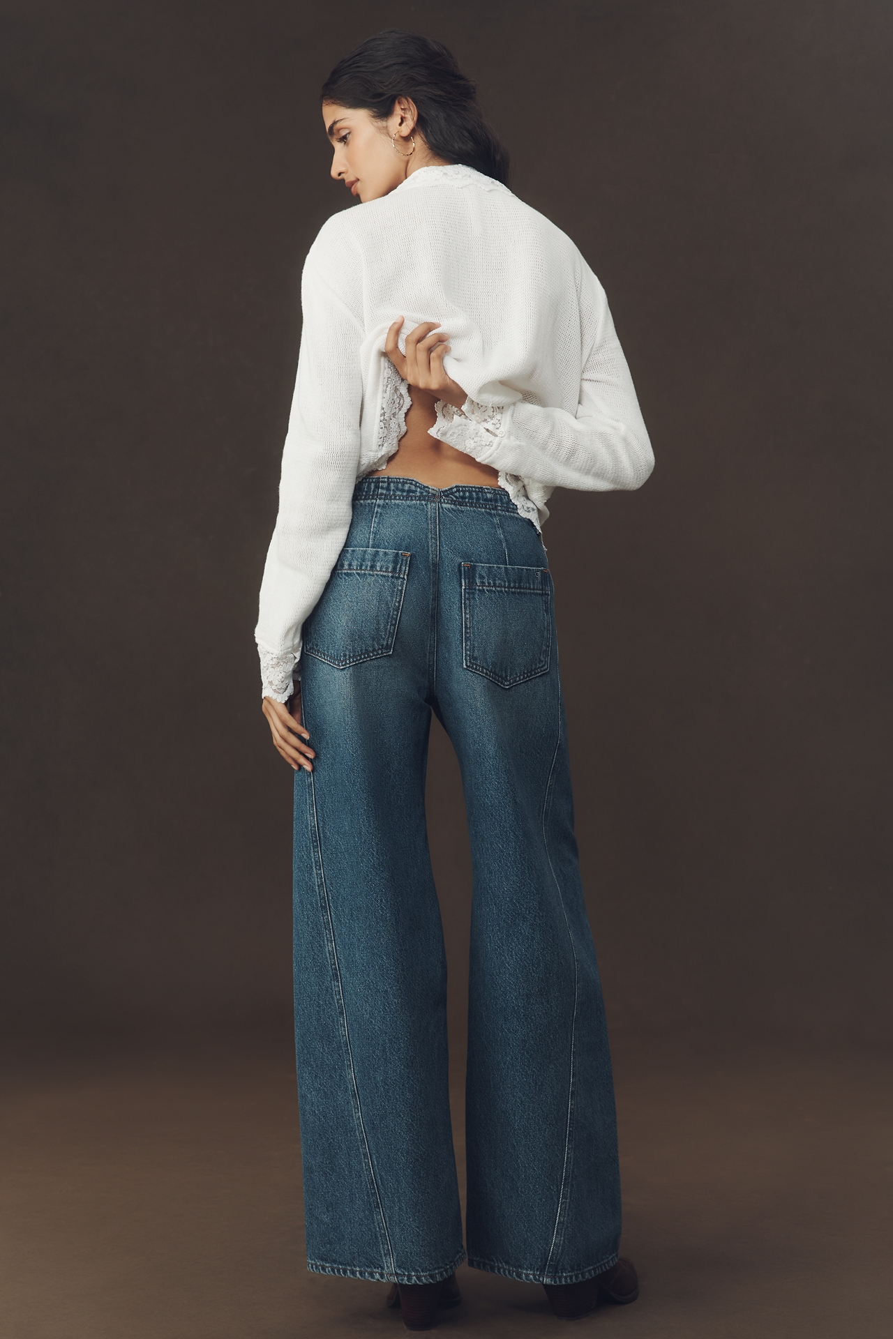 Pilcro High-Rise Tapered Jeans