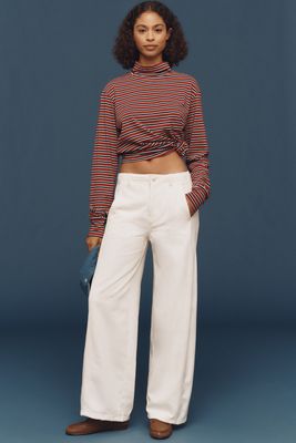 Pilcro High-Rise Tapered Jeans
