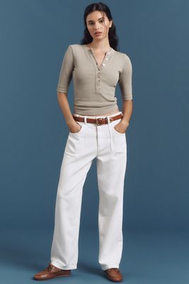 The Jenna Mid-Rise Relaxed Jeans by Pilcro