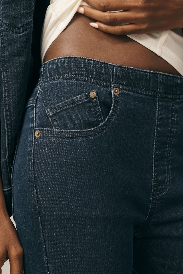Pilcro Essential Low-Rise Pull-On Knit Flare Jeans #2