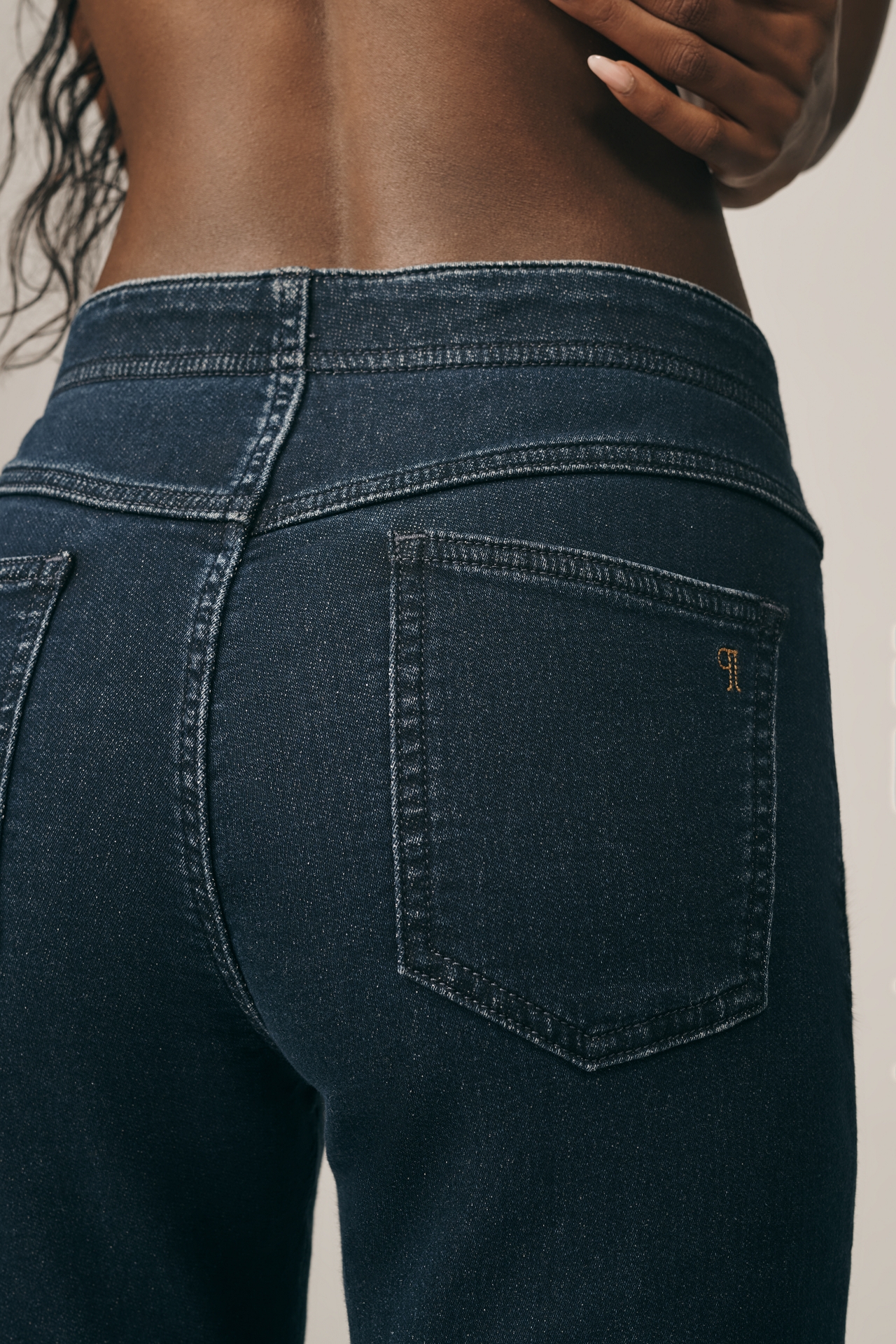 Pilcro Essential Low-Rise Pull-On Flare Jeans