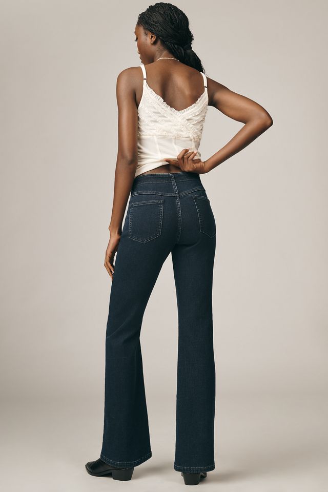 Pilcro Essential Low-Rise Pull-On Knit Flare Jeans #4