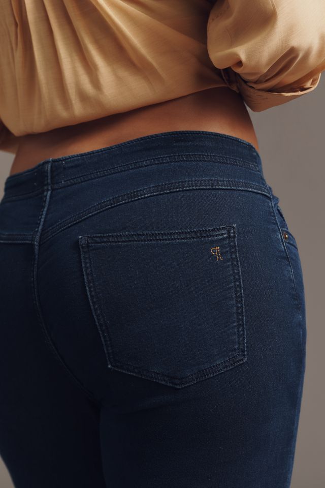 Pilcro Essential Low-Rise Pull-On Knit Flare Jeans #8