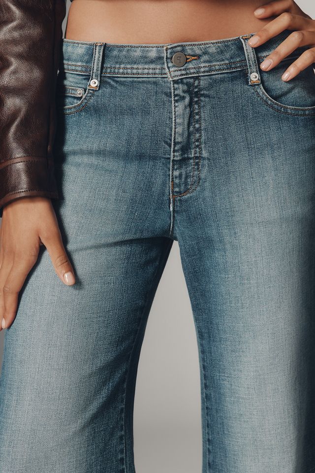 Pilcro Biker Mid-Rise Flare Jeans #4