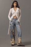 Pilcro Low-Rise Wide-Leg Jeans