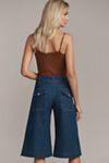Pilcro High-Rise Wide-Leg Culotte Jeans