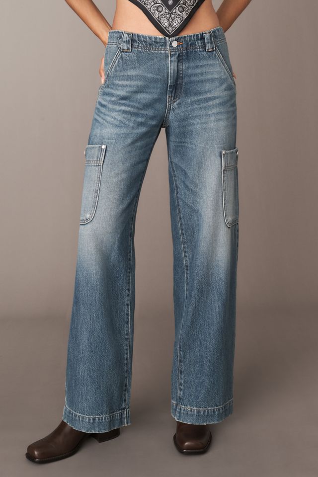 Pilcro Mid-Rise Cargo Jeans #1
