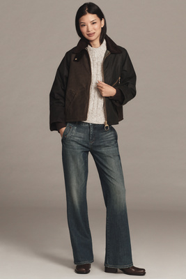 Pilcro Le Brun Low-rise Bootcut Jeans In Blue