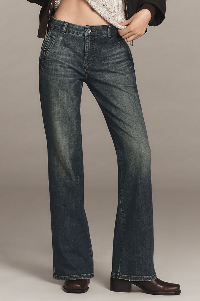 Pilcro Le Brun Low-Rise Bootcut Jeans #1