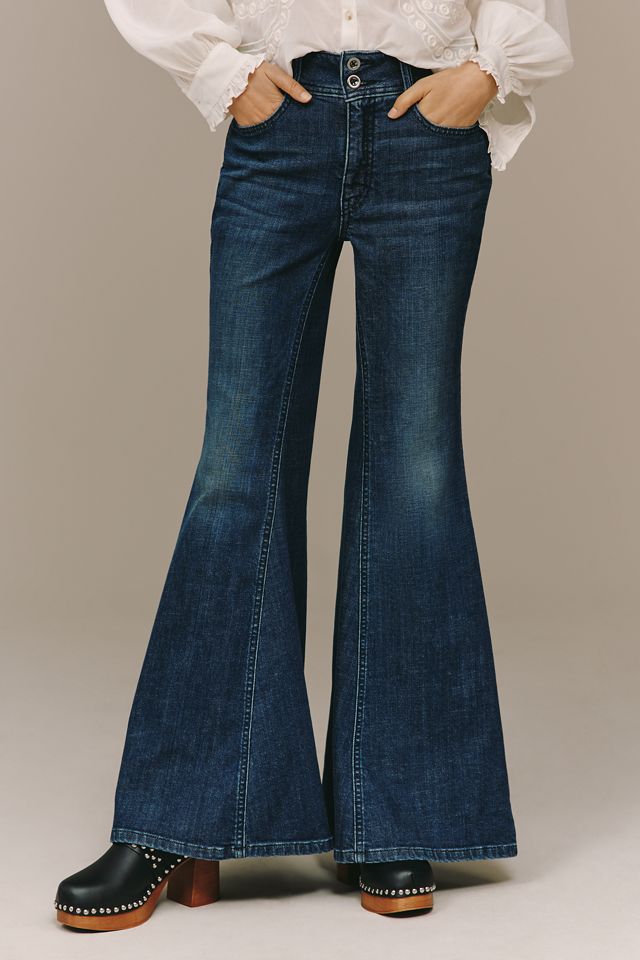 Jeans évasés taille haute Pilcro Brigitte #2