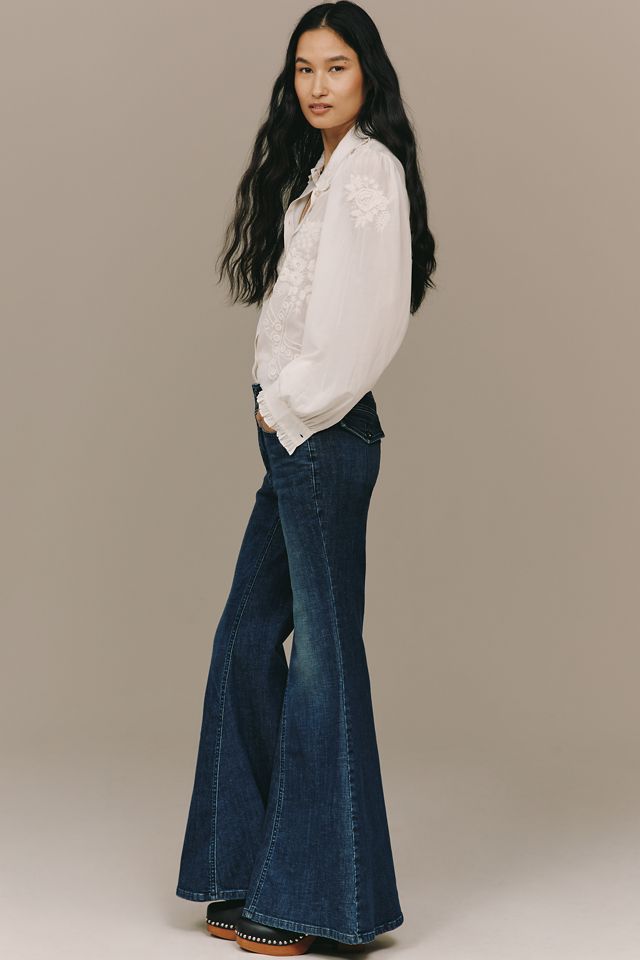 Jeans évasés taille haute Pilcro Brigitte #3