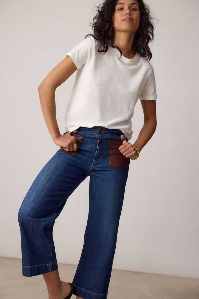 I Jeans Crop a Vita Alta Colette di Maeve #1