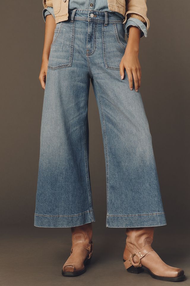 Pilcro Sienna Crop High-Rise Wide-Leg Jeans #2