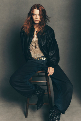 Pilcro High-rise Balloon Pants In Blue