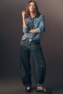 Pilcro High-Rise Balloon Jeans
