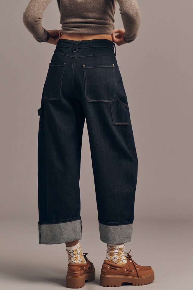 The Kayden Japanese Barrel Carpenter Jeans by Pilcro | Anthropologie