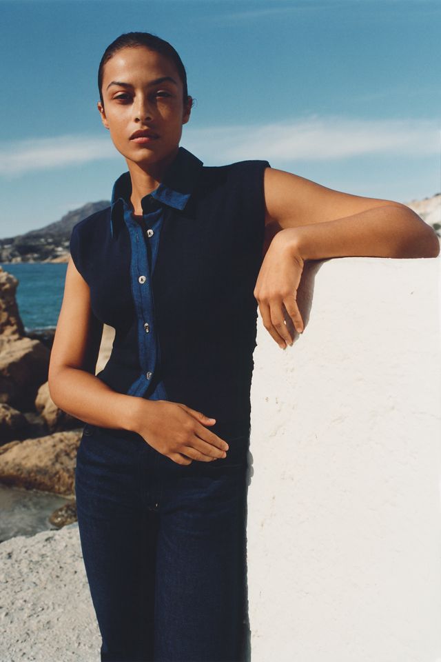 Pilcro Japanese Low-Rise Wide-Leg Jeans | Anthropologie