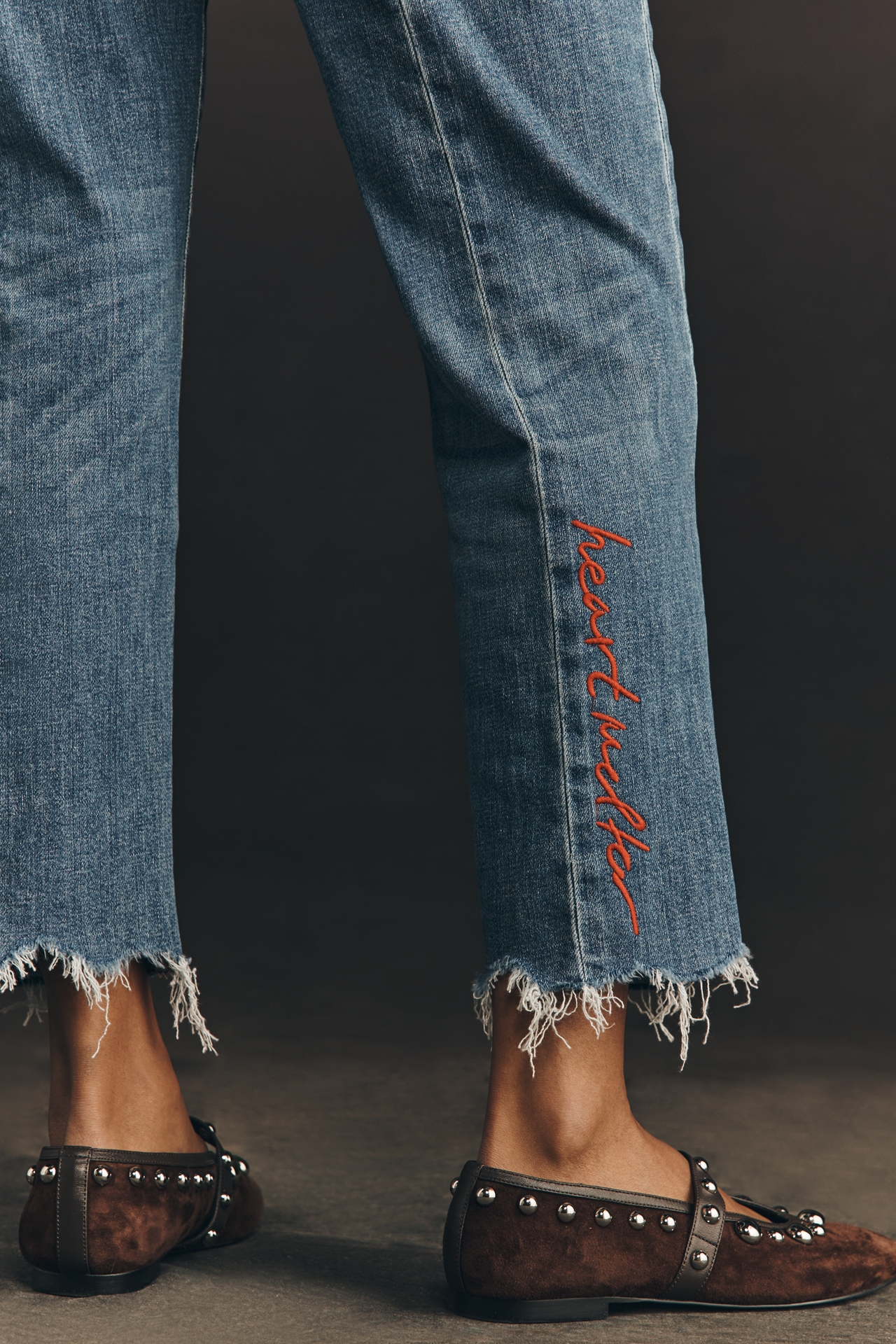 Pilcro Low-Rise Relaxed Straight Jeans