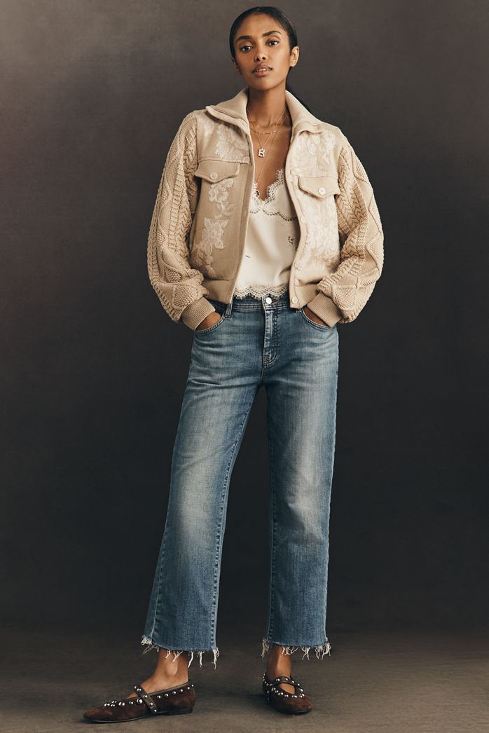 Pilcro Low-Rise Relaxed Straight Jeans