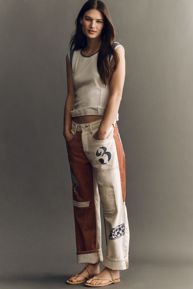 Celeste Boyfriend Mid-Rise Relaxed Jeans by Pilcro | Anthropologie