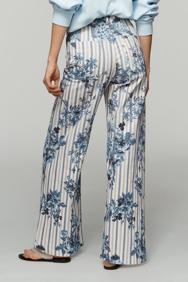 Maeve Colette High-Rise Wide-Leg Cropped Jeans #1