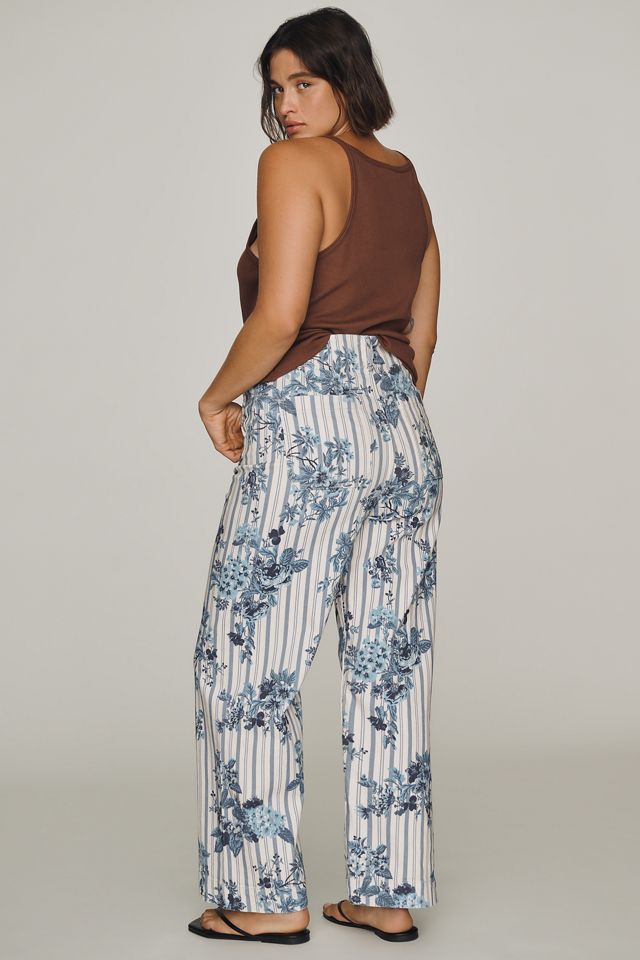 Maeve Colette High-Rise Wide-Leg Cropped Jeans #13