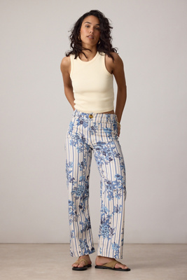 The Colette High-Rise Wide-Leg Jeans by Maeve