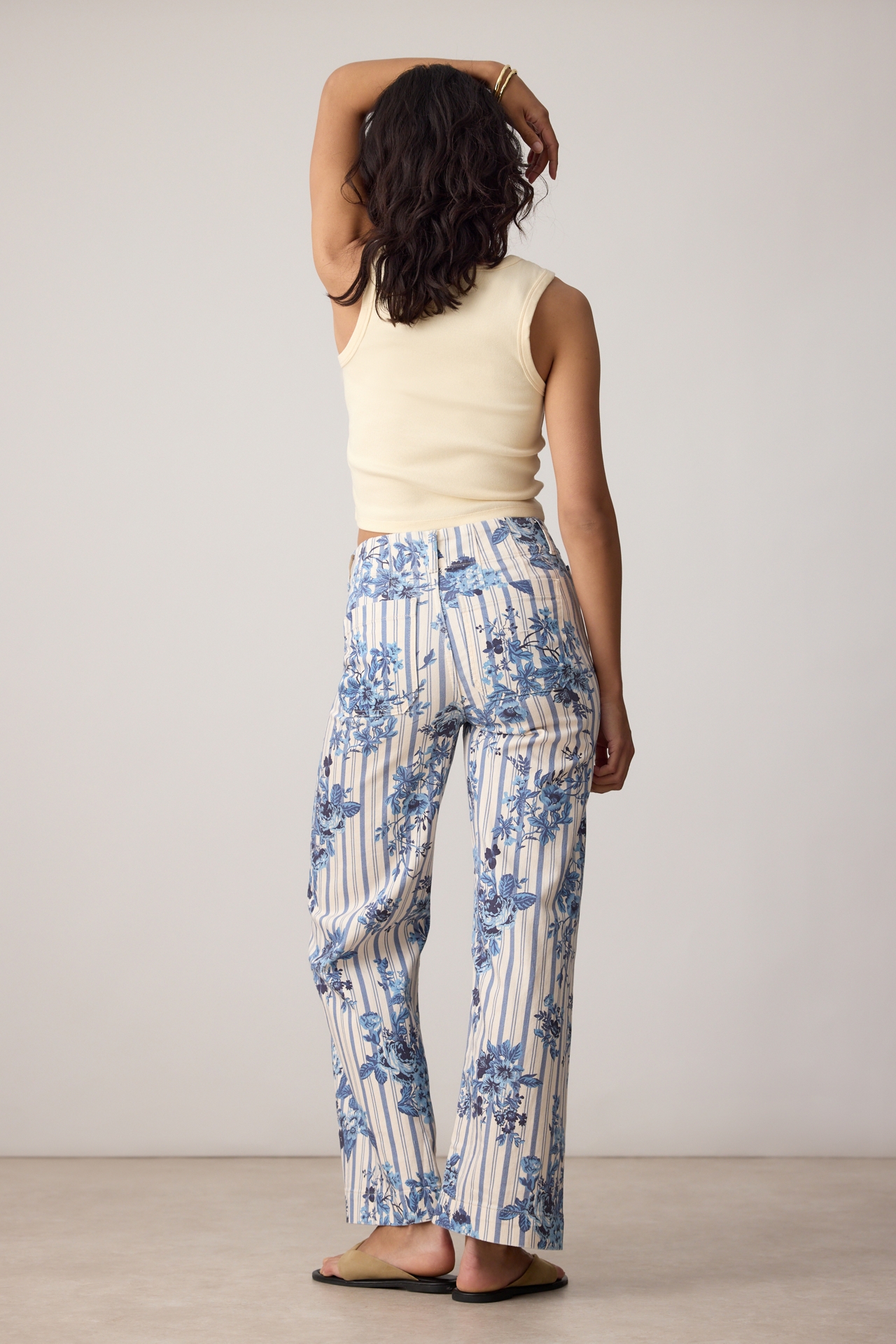 Colette High-Rise Wide-Leg Jeans by Maeve